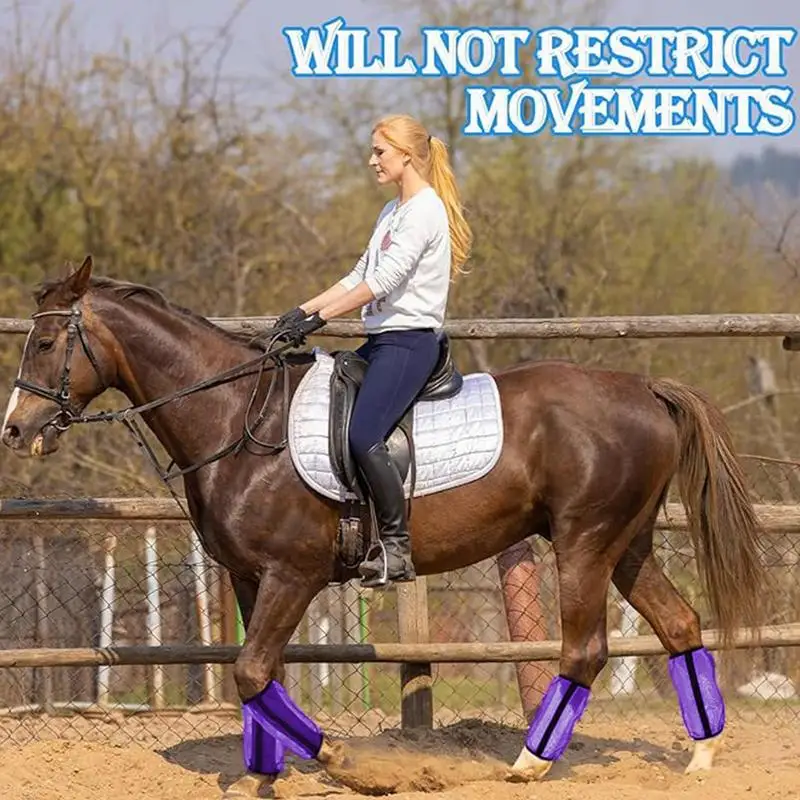 Fly Boots For Horses Comfortable Horse Leggings Fly Boot Mesh Horse Boots Ventilated Sheets Leg Wraps For Daily