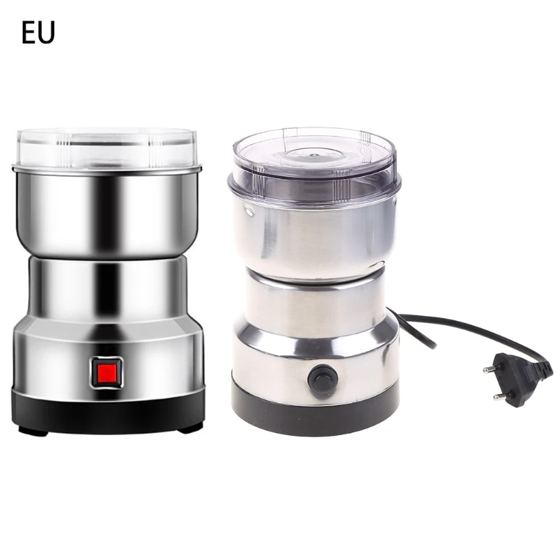 Electric Coffee Grinder Multifunction Stainless Steel Mill Blender New Dropship copper embroidered small coffee grinder hand coffee grinder coffee grinder silver color steel grinder gear