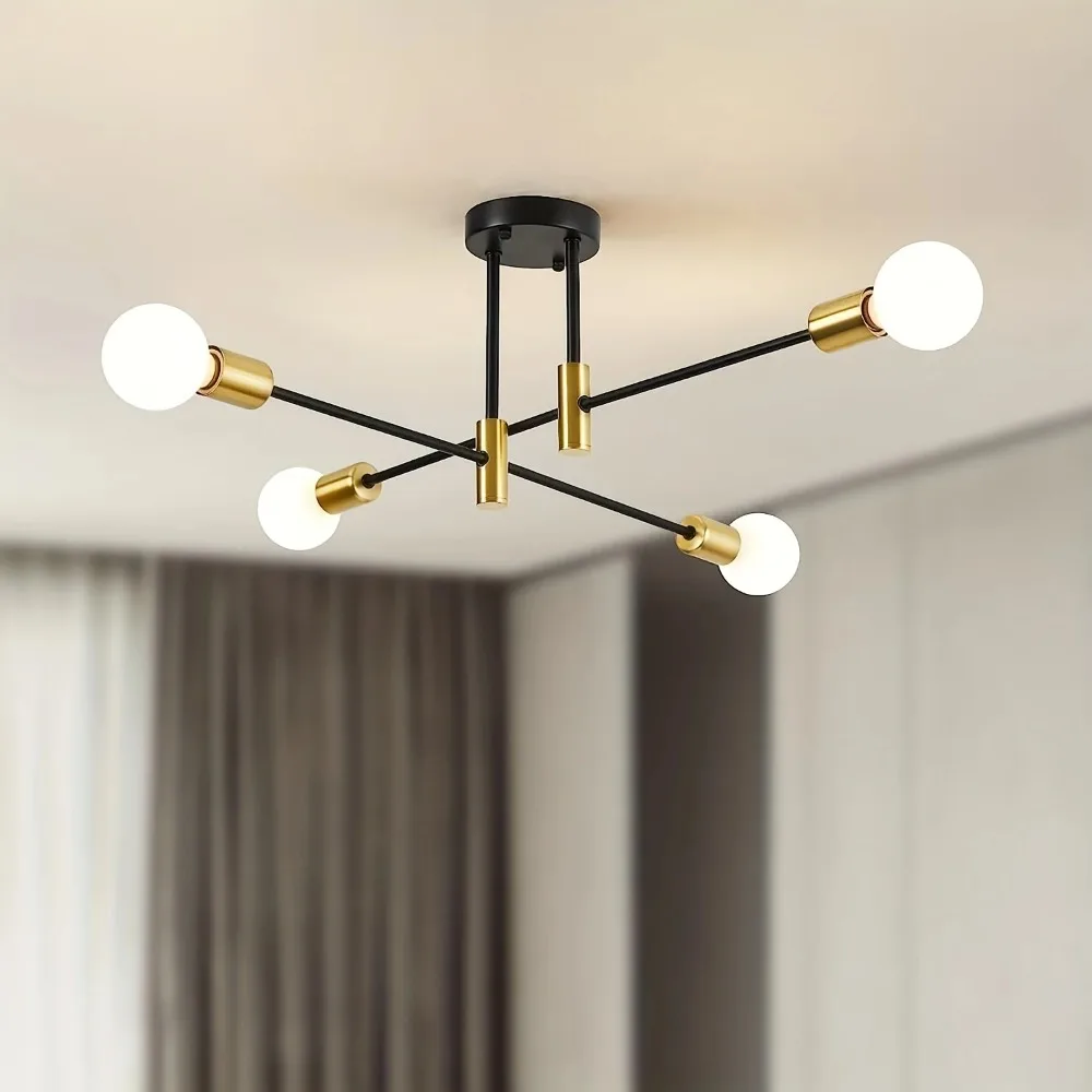 Minimalism Ceiling Light Without Bulb Modern Industrial Pendant Light for Living Room Dining Room Bedroom Kitchen Cafe
