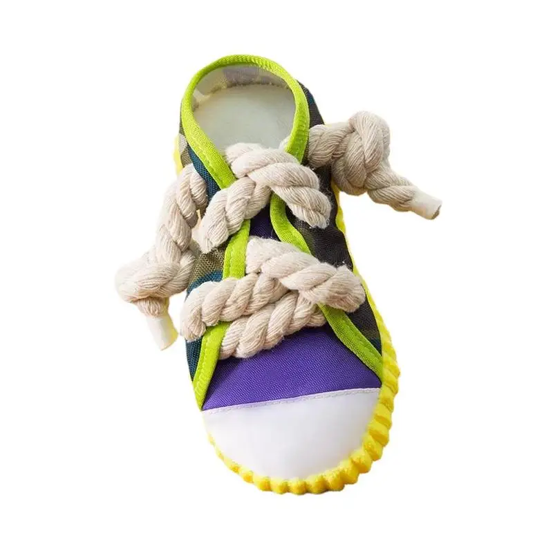

Dog Toy Shoe Puppy Chew Shoe Dog Squeaky Toy Sandal Dog Chew Toy Mini Sneakers Shoes For Puppy Dog Interactive Toys For Pets And