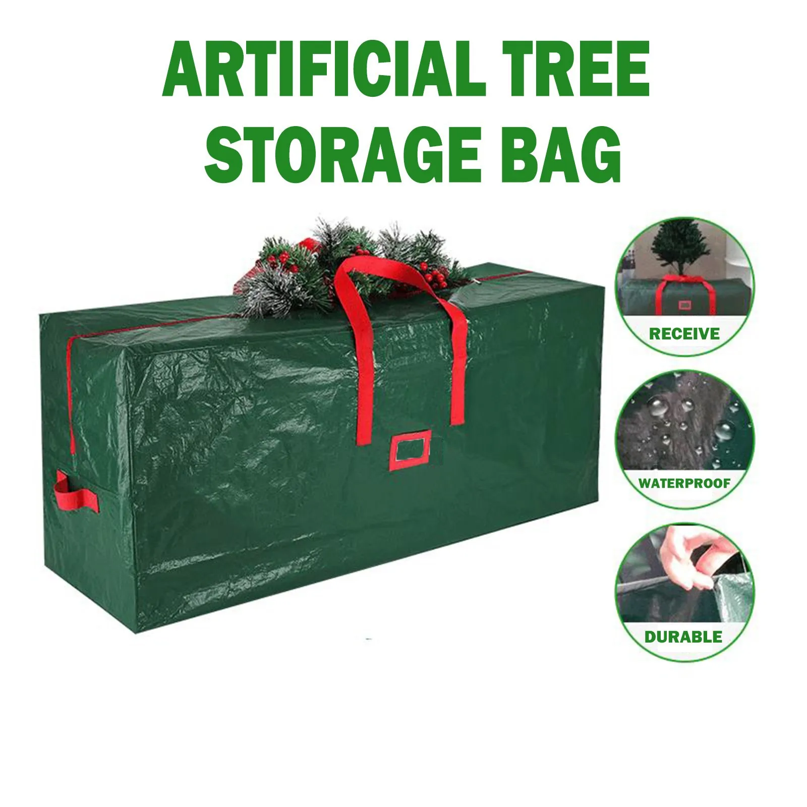 Christmas Tree Storage Bags Waterproof Xmas Tree Organizer Insect Resistant Xmas Day Dust-Storage Bags navidad תיק גדול לעץ