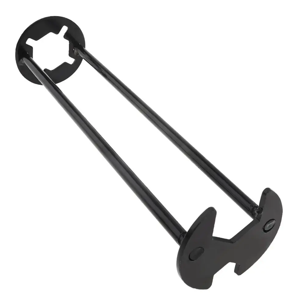 1Pcs Disassembly Maintenance Tool Sink Wrench Flume Faucet Key Four-claw Hexagon Pipe Repair Black Carbon Steel Plumbing Tool