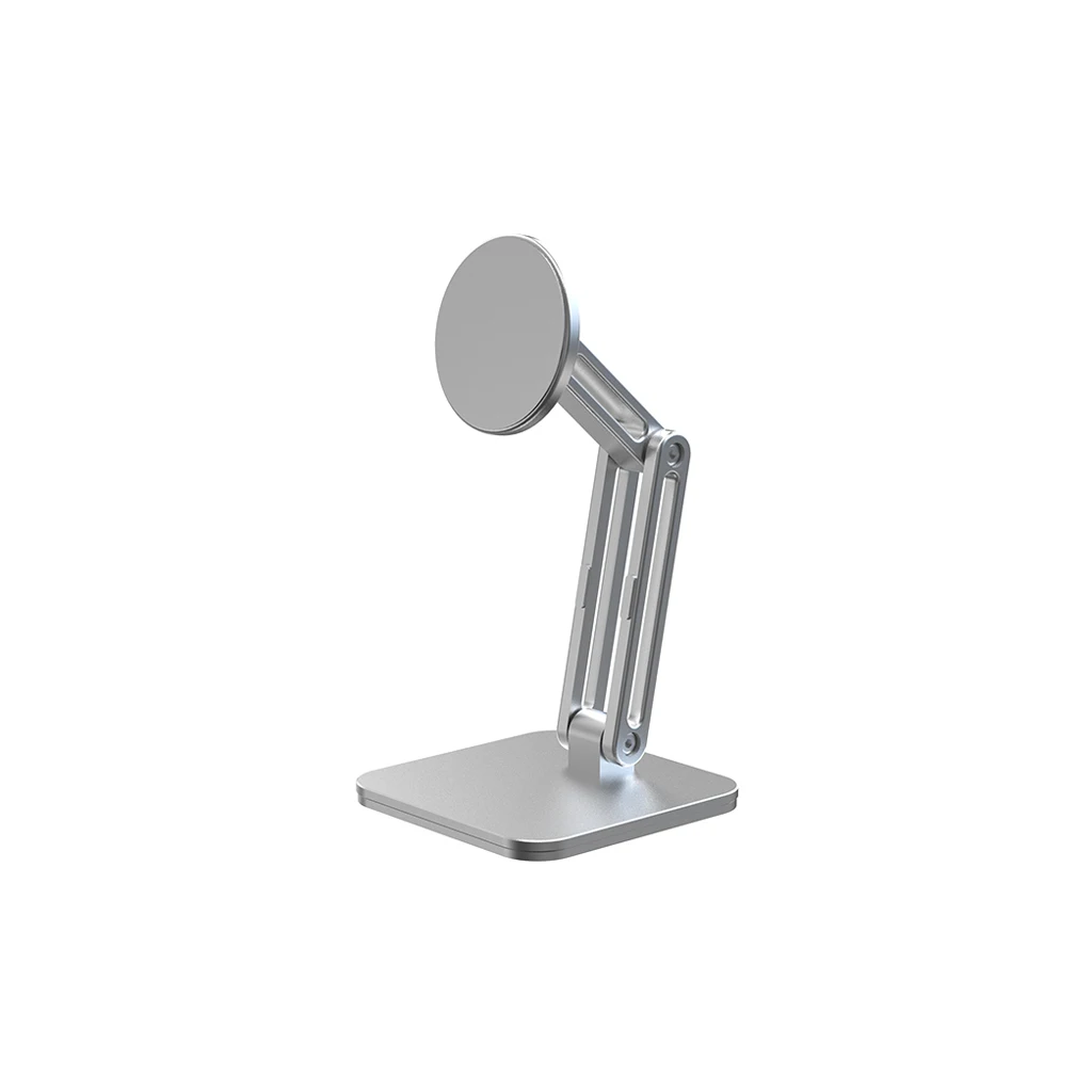 Starker magnetischer Smartphone-Ständerhalter aus Aluminium für Magsafe für iPhone 12, 13, 14, 15, iPad-Telefon, Desktop-Magnet-Stützhalterung – Detail 12