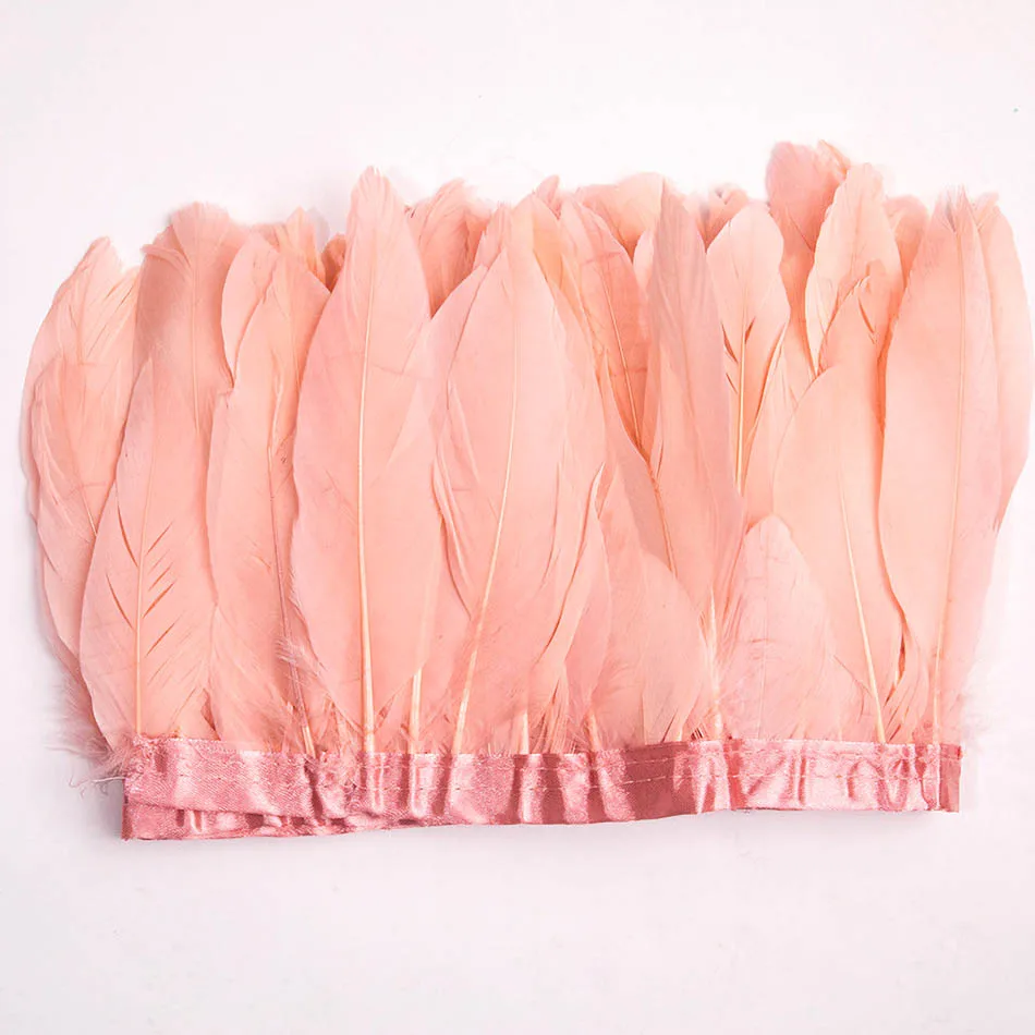 Goose Feathers Natural 100cm DIY Wedding Plume Ribbon Crafts