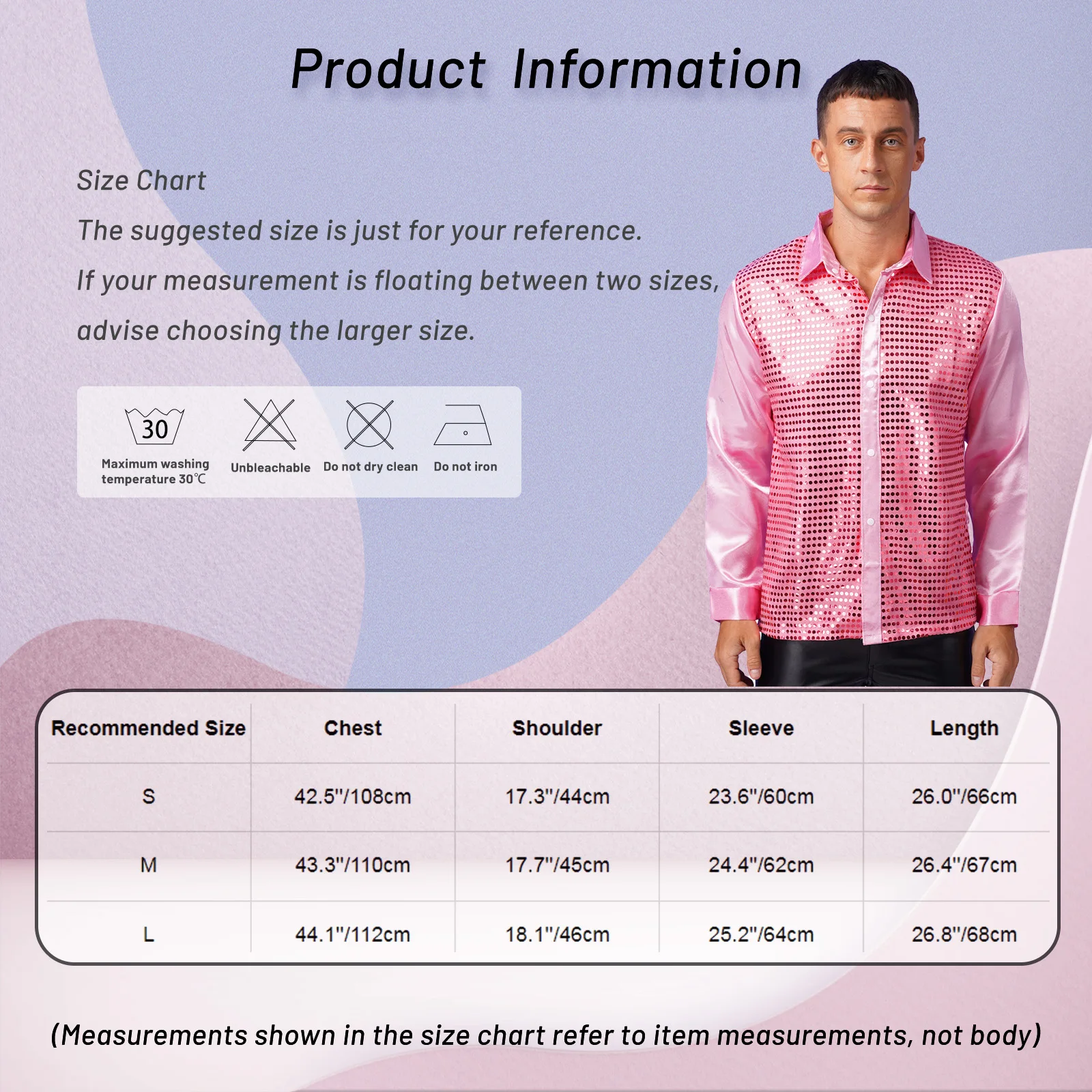 Mens Turn-Down Collar Shirt Latin Jazz Sparkly Sequin Dance Stage Performance Cosplay Costume Tops Dancewear Hiphop Clothes - 2