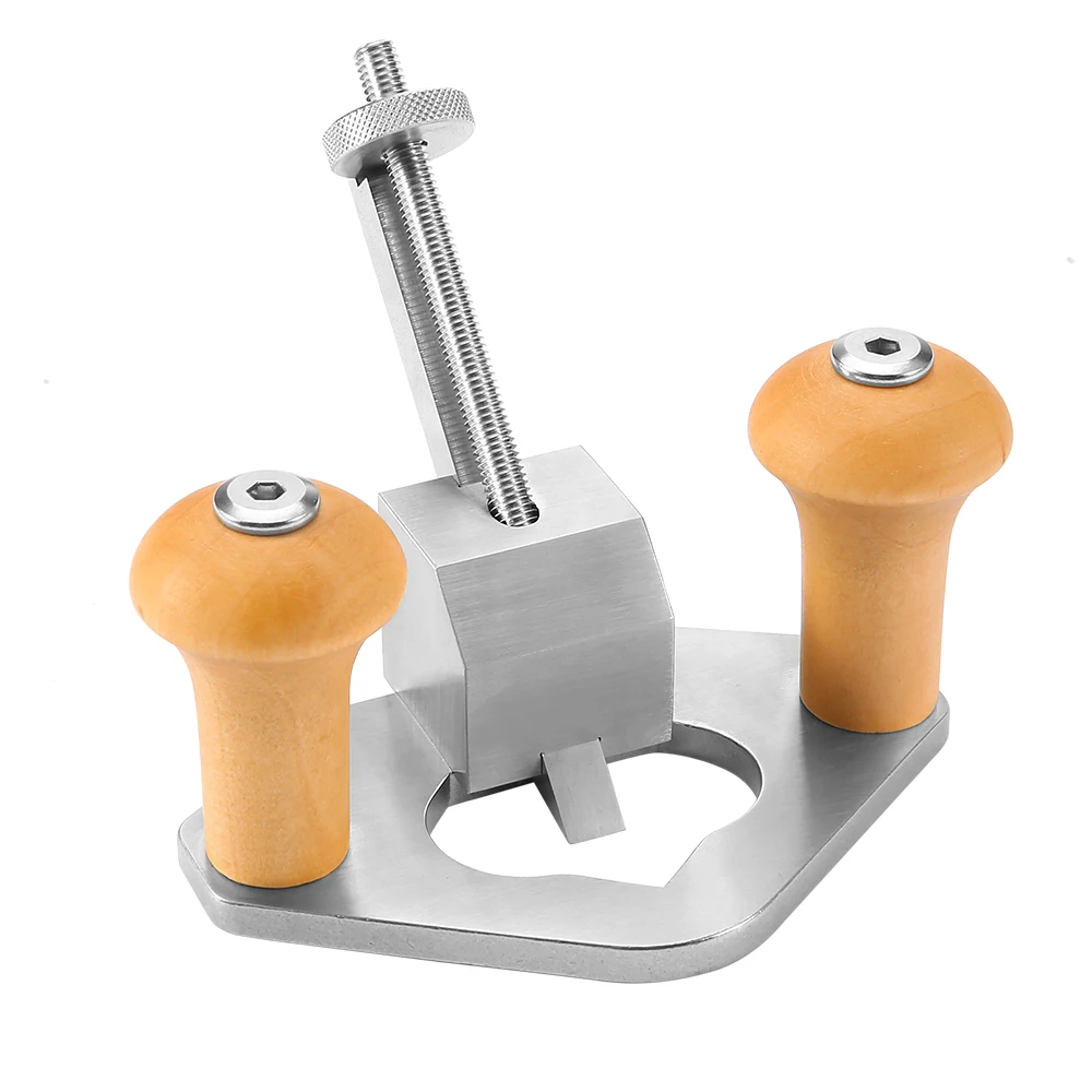 Pialla A Mano Router Plane Per Legno: Lama Regolabile, Leggera In Alluminio Con Finitura Anodizzata, Ideale Per Falegnami E Fai-da-te