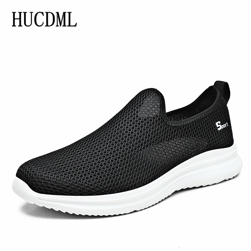 Mesh Men Shoes Summer Breathable Walking Casual Shoes Male Loafer Lightweight Sneakers Soft Sole Slip-On Unisex Men Women 3