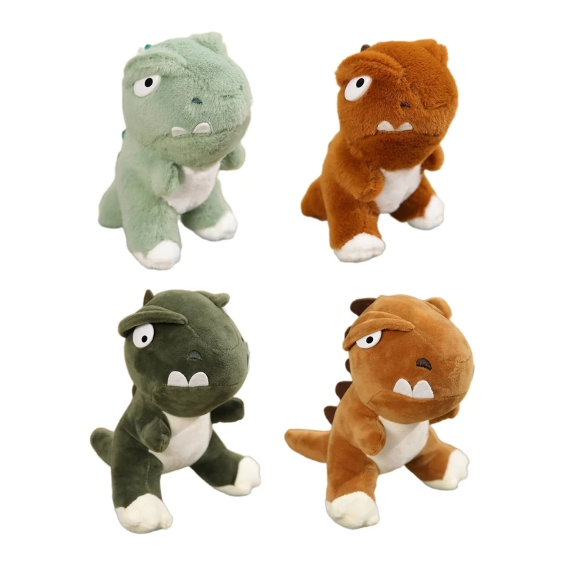 Squeezable Dinosaur Plush Keychain Bag Pendant Keyring Backpack Accessory Dropship