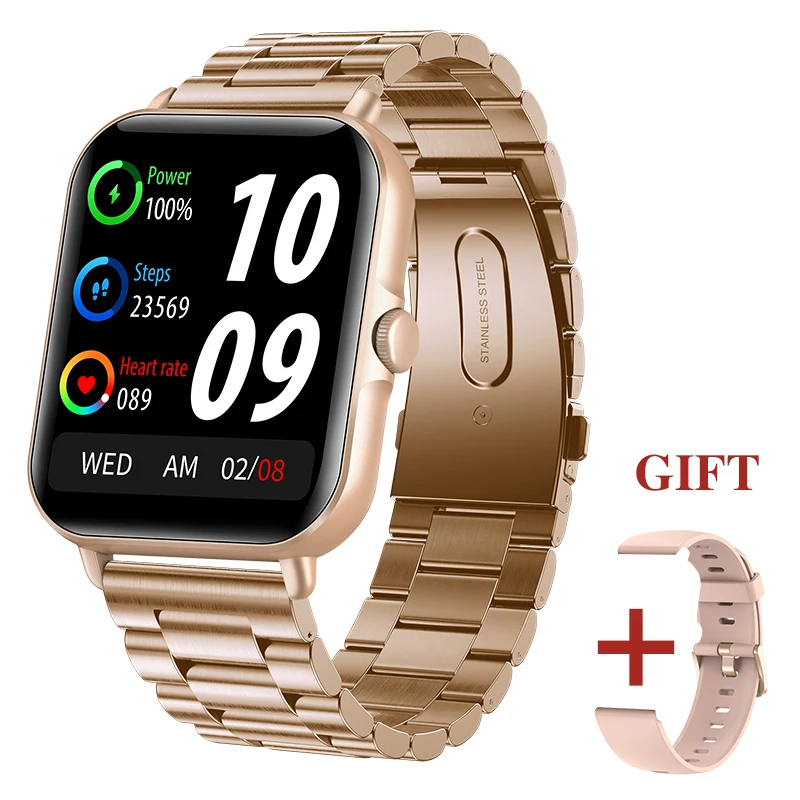 LIGE Bluetooth Calls Smart Watch Men TFT Full Touch Fitness Tracker IP67 Waterproof Smartwatch Women Sports Watches For Men 
