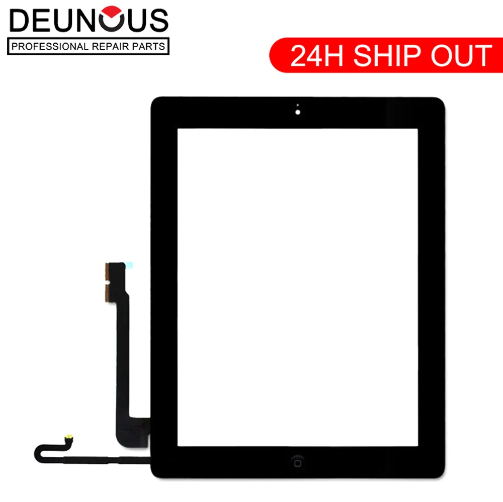 Substituição Exterior do Painel do Sensor do Digitalizador do Lcd Tela de Toque para o Ipad Ipad3 Ipad4 A1416 A1430 A1403 A1458 A1459 A1460 Novo