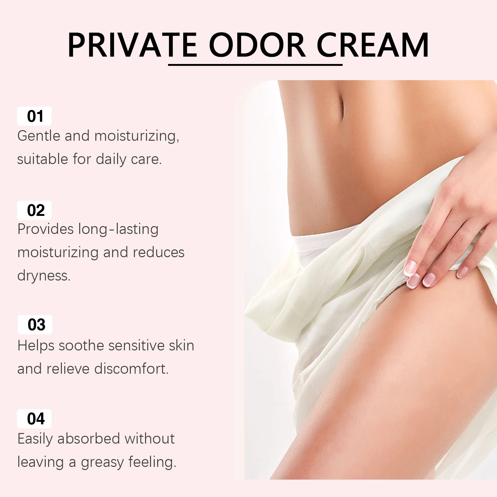 Crema per la cura privata delle donne Odori detergenti Migliora l'illuminazione Idratazione in profondità Mantieni rassodare le creme rassodanti per la vagina 4