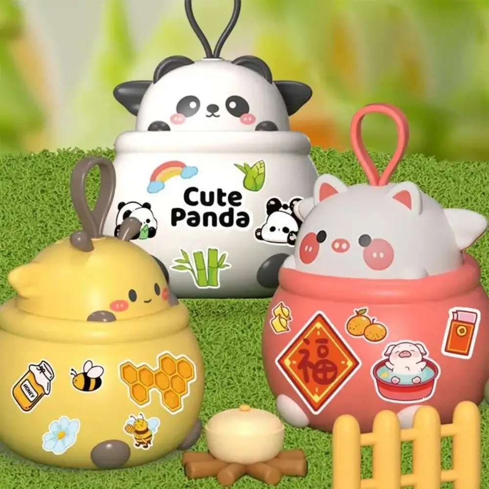 Adorable Panda Piggy Bank Bee Pig Candy House Animal Bank Safe Box Cute Large Capacity Children Money Boxes Children/Kids