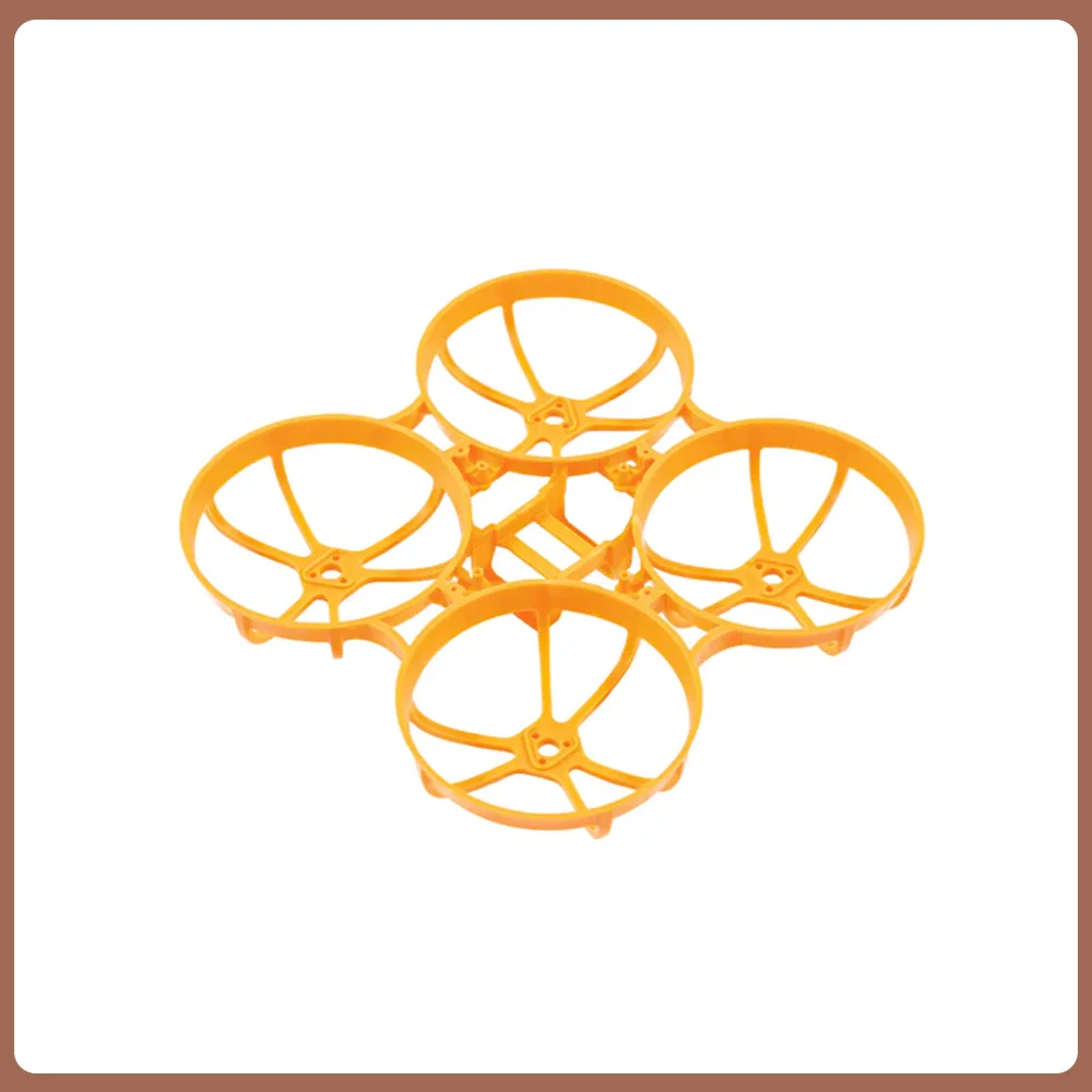 Cadre Drone FPV Meteor75 Pro 1S Brushless en vue latérale, mettant en avant sa conception légère et robuste pour whoop.