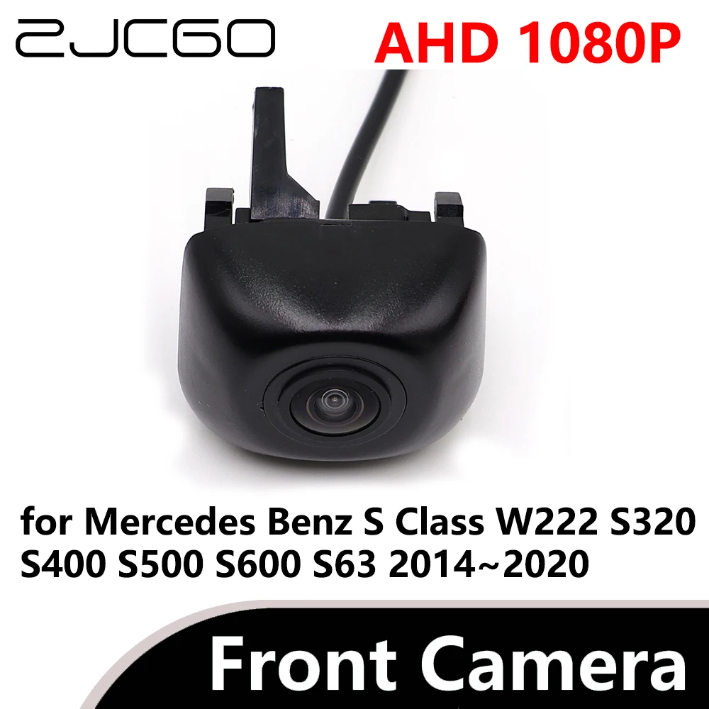 

ZJCGO AHD 1080P CVBS 170° Car Parking LOGO Front View Camera for Mercedes Benz S Class W222 S320 S400 S500 S600 S63 2014~2020