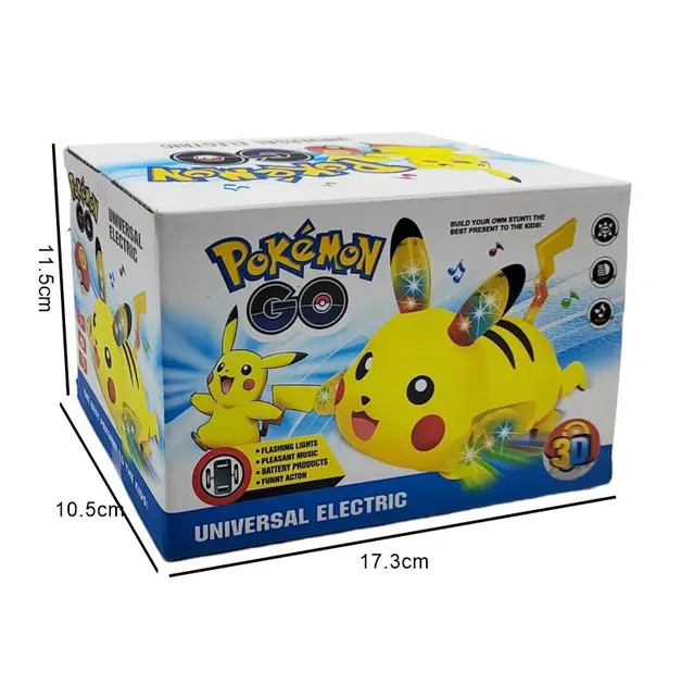 Pokémon Pikachu Anime Figures Kids Cute Electric Universal ...