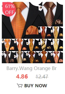 Barry Wang Jacquard-Herrenfliege, vorgebundene Fliege, Einstecktuch, Manschettenknöpfe, Set, Rot, Grün, Elfenbein, vorgebundene Fliege, Hochzeitsfeier – Detail 27
