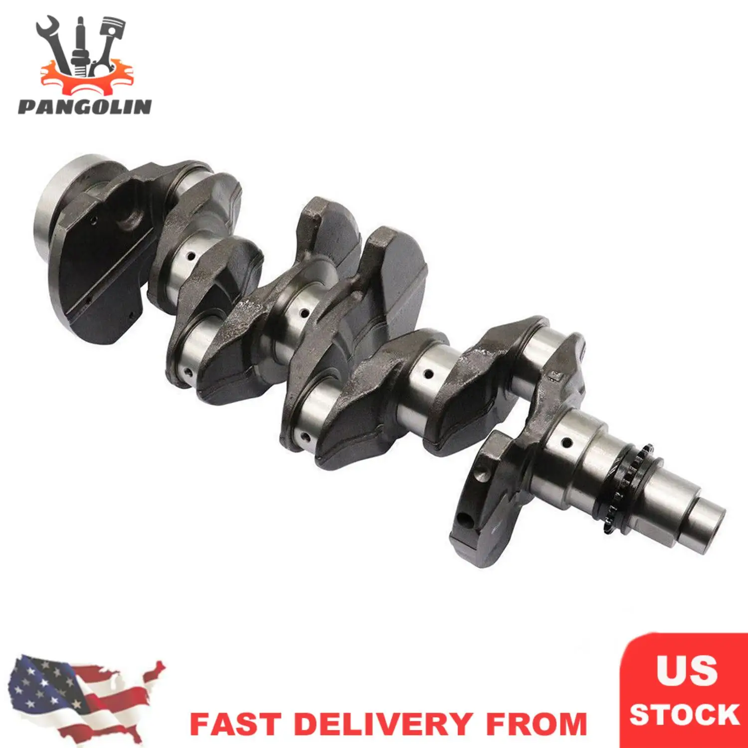 

623V6-2EH00 623V62EH00 Crankshaft Fits for Hyundai Kia Soul Forte Optima 2.0L 2012-2019 G4NA Engine Replacement Accessories