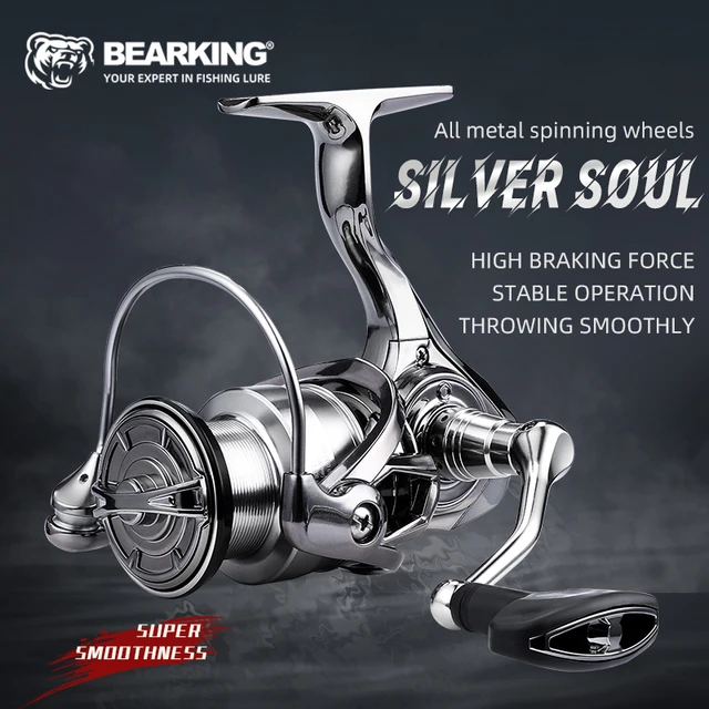 BEARKING SPINnING Reel 1000 - 5000 Ultralight Max Drag 15kg 5.2:1