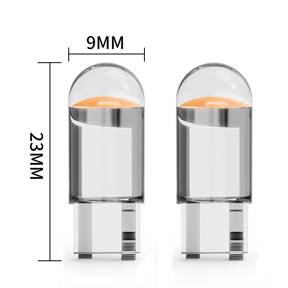 Фото 10X Автомобильный светодиодный светильник T10 W5W COB SMD для салона грузовика, лампы для чтения, лампа для парковки, аксессуары 24 В №5