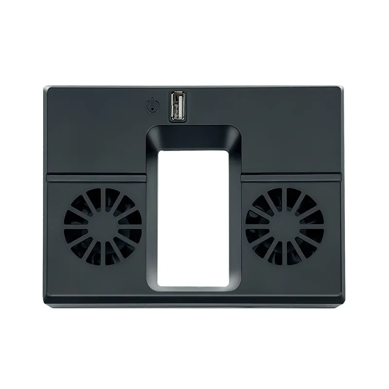 Enhanced Cooling Fan with Dual Controller Charger Dock and Vertical Stand for Gaming Consoles - Colorful Edition