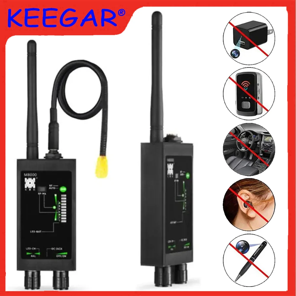 

Automatic Wireless RF Signal Detector Anti-spy Candid Camera GSM GPS Scan Finder Magnetic Antenna Detect camera espion invisible