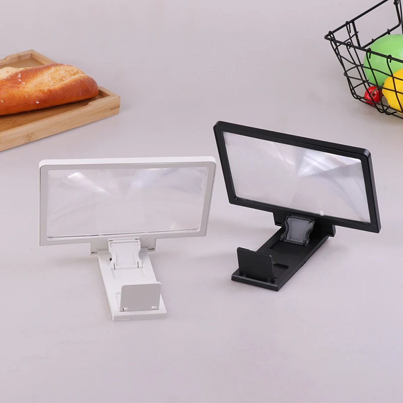 Mobile phone screen amplifier 3D HD TV magnifier foldable desktop mobile phone bracket 1PC phone screen amplifier