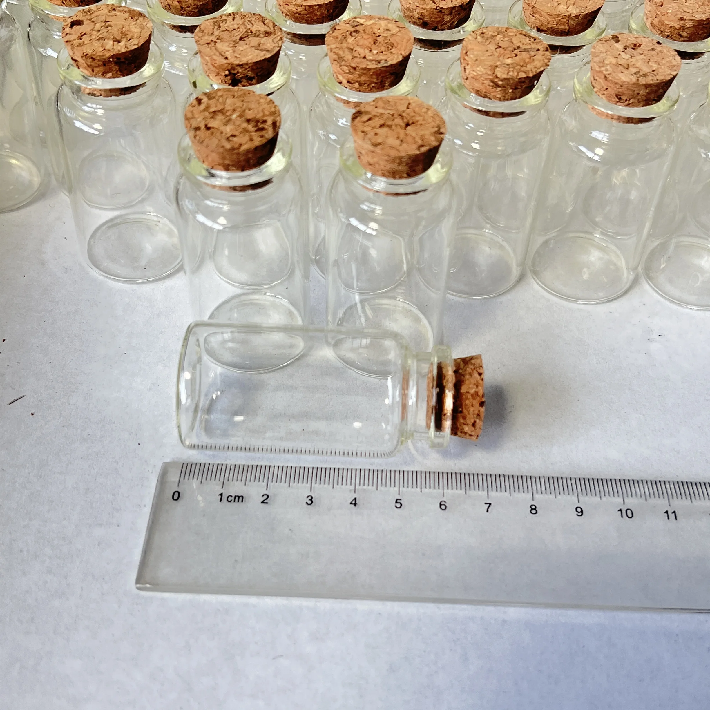 15/36/70 Pcs 30x60mm 25ml Glass Bottles Cork Stopper Tiny Test Tube Jars Mini Containers DIY Wedding Favors Wishing Bottles 4