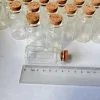 15/36/70 Pcs 30x60mm 25ml Glass Bottles Cork Stopper Tiny Test Tube Jars Mini Containers DIY Wedding Favors Wishing Bottles 4