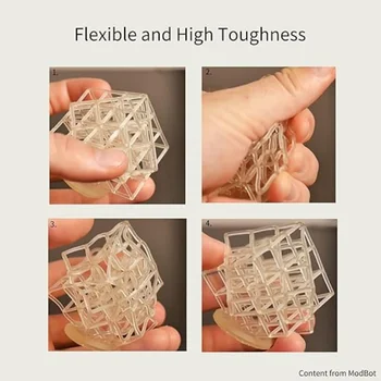 Siraya Tech Tenacious Resina para impressora 3D flexível 405nm com cura UV com alta resistência ao impacto Resina fotopolímero padrão para LCD