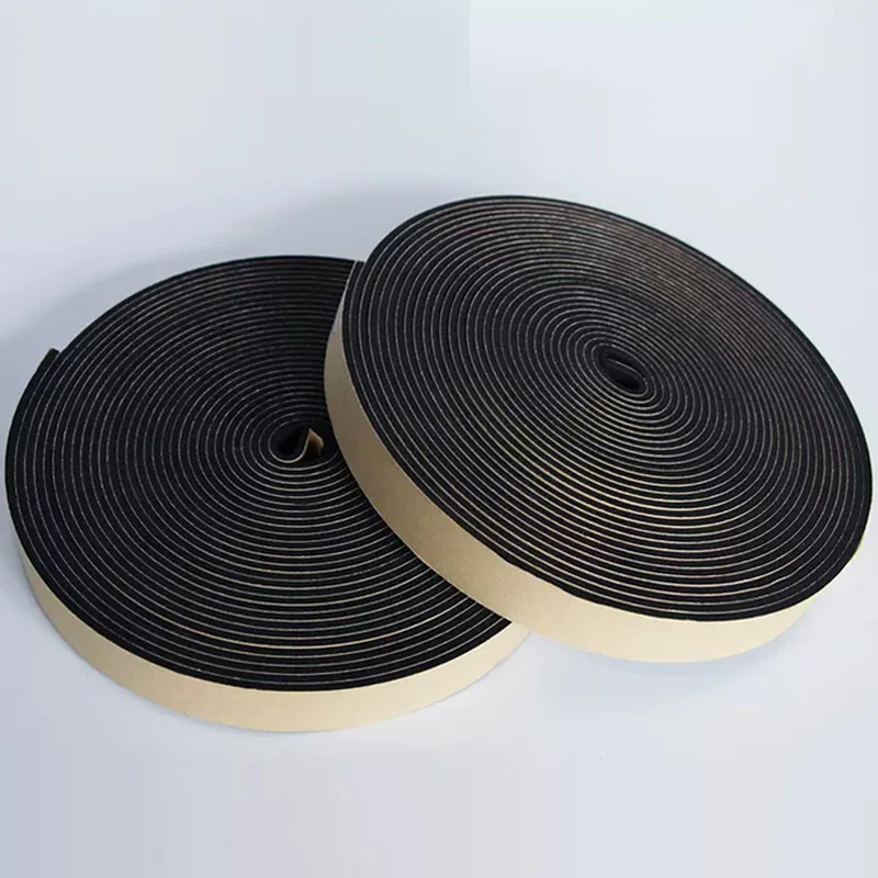 Door Seal Strip Sealing Strip Tape Window Seal Strip Sealing Tape Rubber Seal Strip Sealing Strip 10M Foam Strip Strong Backing Adhesive Self-Adhesive Sponge Strip Sound Insulation Anti-Collision