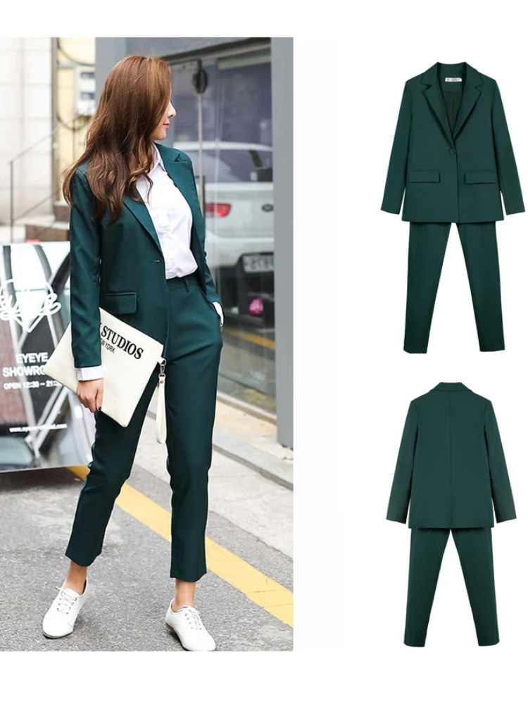 Work Pantsuits OL 2 Piece Set For Women Ͻ ͺ       ǽ ̵ ,  ǻ  Ʈ  弼Ʈ   