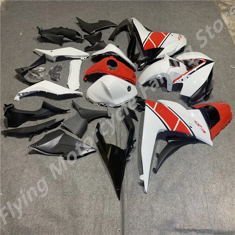 Bodywork-For-Yamaha-YZF-600-R6-2003-2004-2005-red-white-printed-stripes ...