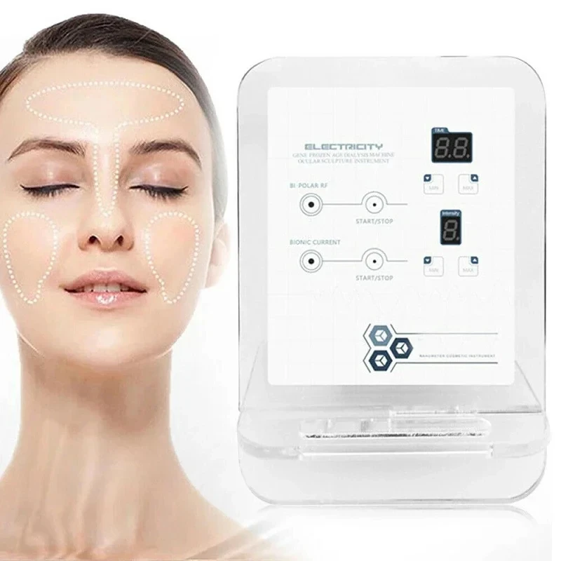2 In 1 Anti Portable Microcurrent Bipolar RF Beauty Machine For Wrinkle Removal Slim Face Lifting 5Mhz Bipolar Radio Frequency 3