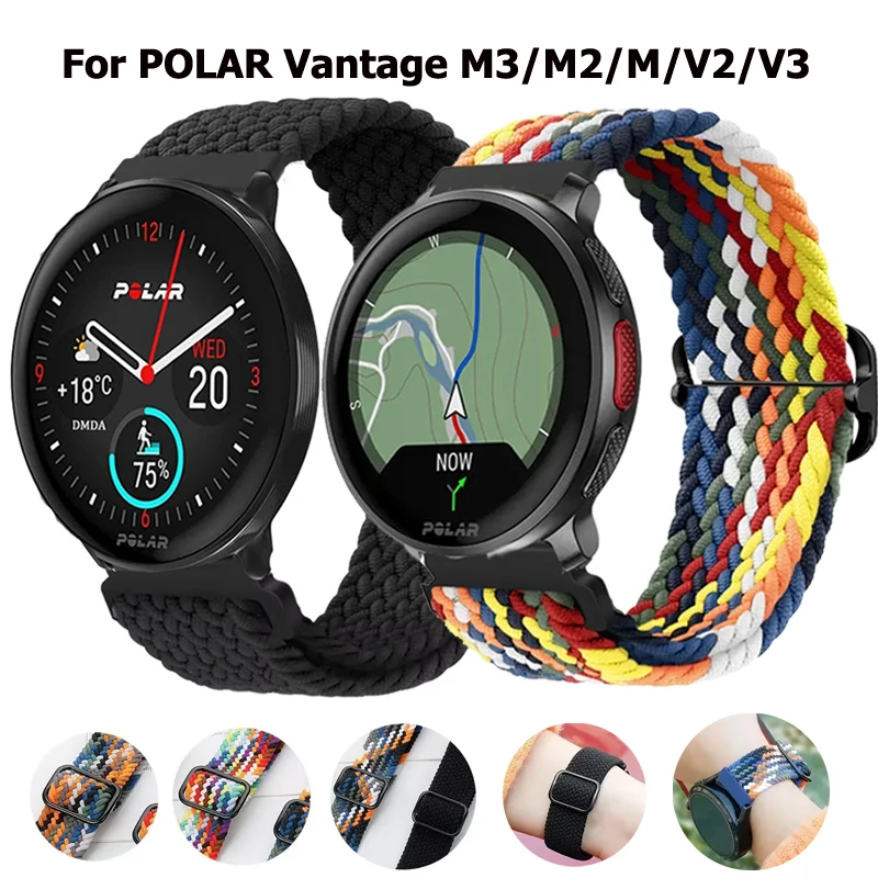 Braided Solo Loop Sport Bracelet, 20mm/22mm