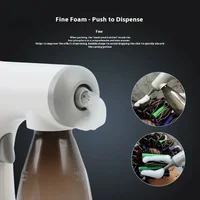 Dispositif électrique à bulles de mousse pour permanente, outil de coiffure à chaud et froid, pour Salon de coiffure, Machine à mousse rechargeable 4
