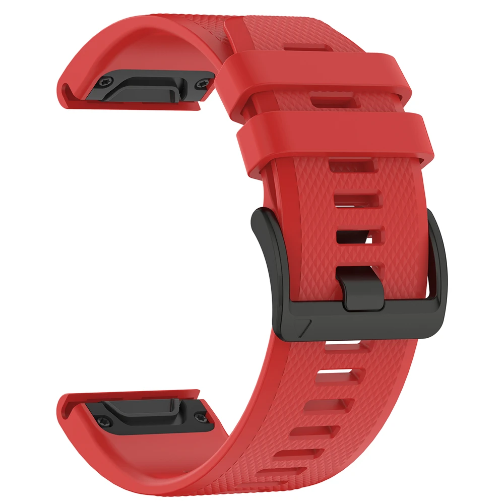Official QuickFit Silicone Strap - Universal 26mm/22mm Adjustable Band, Unisex Replacement Bracelet