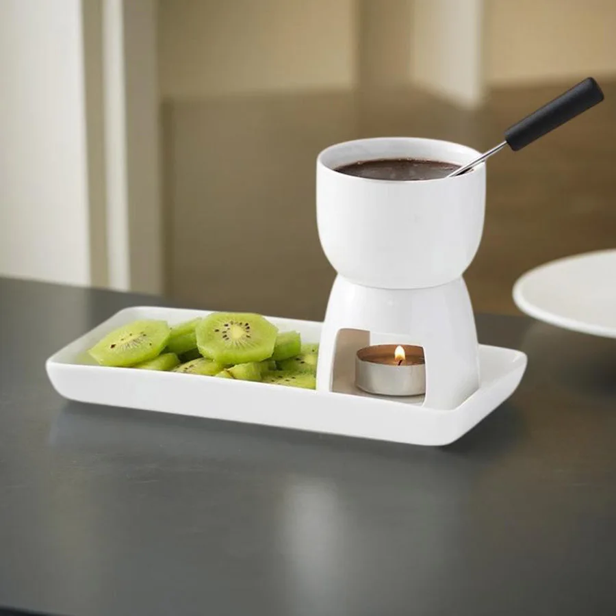 Taza Derretir Chocolate BSTKEY Juego De Fondue De Cerámica 150ml
