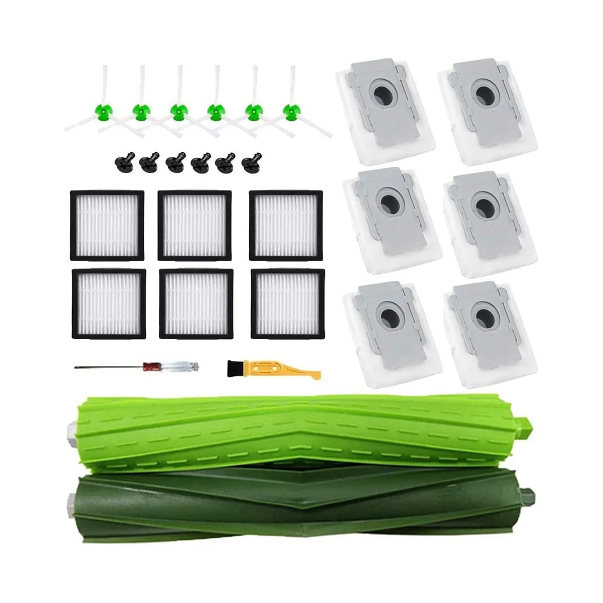 

Kit for I7 I7+ I6+ I3+ Plus,Brushes & High-Efficiency HEPA Filters & Dirt Disposal Bags