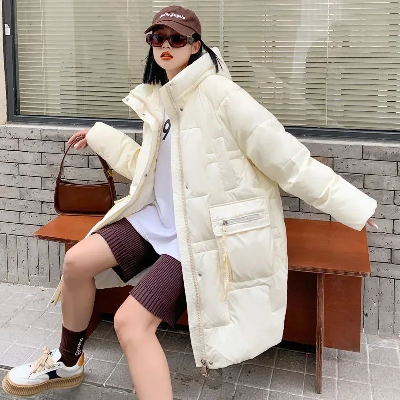 Рисунок 3 - Новинка 2024, женское пуховое пальто из хлопка