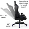 24326200  Vartan Gaming Chair Blue 5