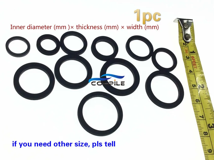 1pc idle tire wheel belt loop anello in gomma folle per cassette deck recorder tape lettore audio stereo per akai Pinch Tire