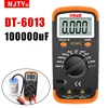 NJTY Digital Multimeter 6000 Count True Rms AC/DC Voltage Current NCV Transistor Accurate Auto Range Tester 100000uF Capacitance 1
