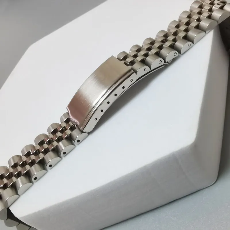 18mm 19mm 20mm 21mm Estremà Curva Acciaio Inossidabile 316L Argento Jubilee Cinturino Cinturino Cinturino Adatto Per Orologio Seiko Serie 5 - Foto 11