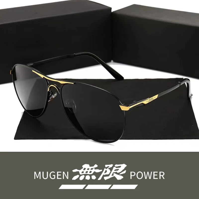 Classic Men's Polarized Sunglasses Metal Driving Male Light Sun Glasses for Mugen Power Honda Civic Accord CRV Jazz Accessories