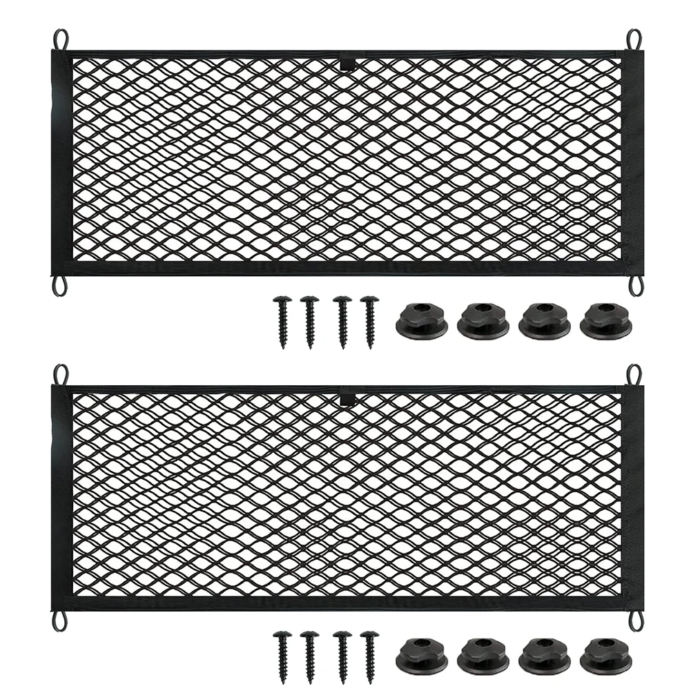 

Большой карманный органайзер для хранения на Автофургоне, лодки, грузов, Сетчатая Сумка с винтами, Высокоэластичный сетчатый Органайзер