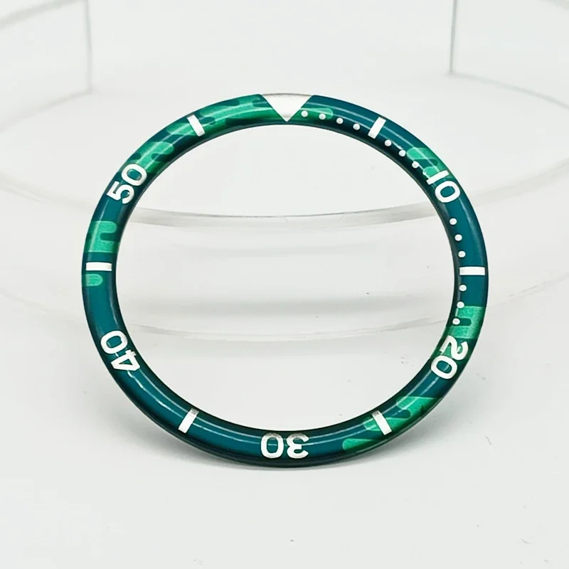 38mm Resin Watch Bezel Insert for Diver Watch Case, 38x31.5mm Bezel Ring Parts