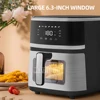 1350W Household visible Large-capacity Electric Air Fryers Multi-functional Intelligent Air Fryer 4