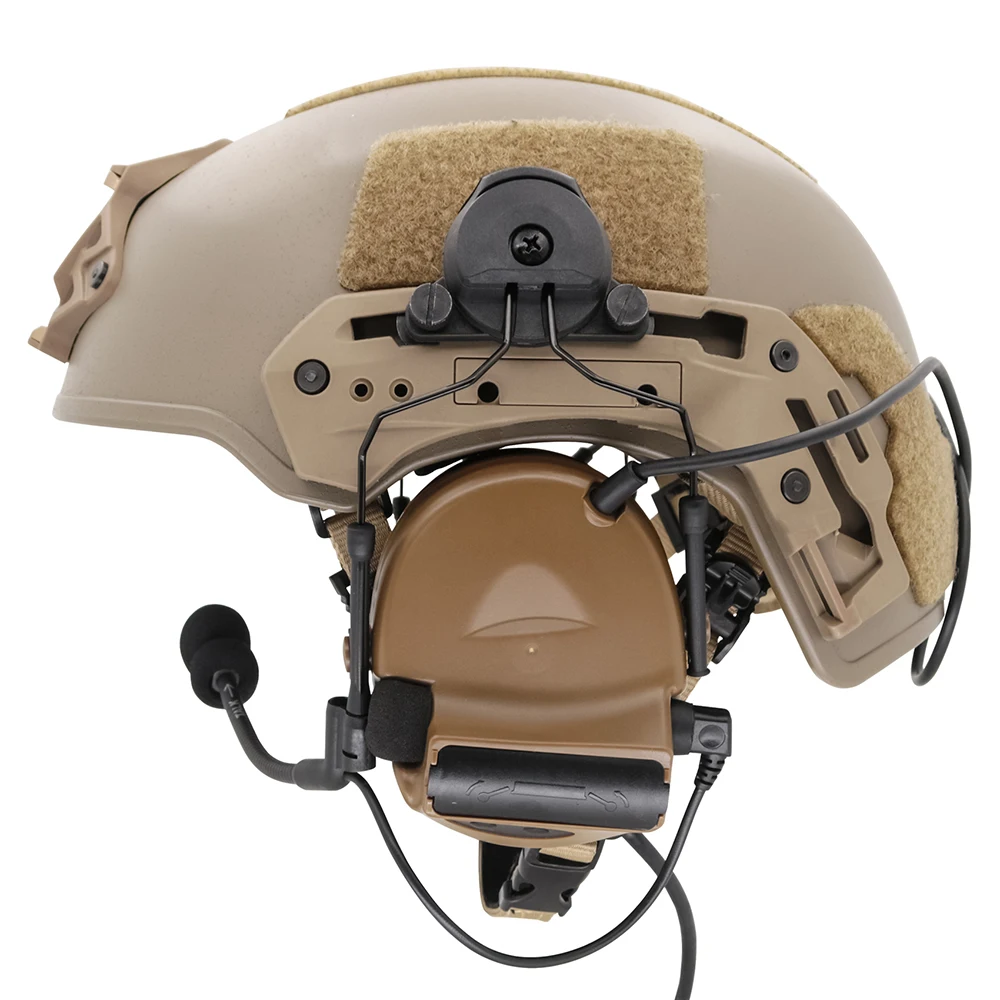 Tac-sky Comtac i ii Iii Headconjunto Tático Compatível com Wendy Exfil Capacete Tático Ferroviário Adaptador ts - Image 5