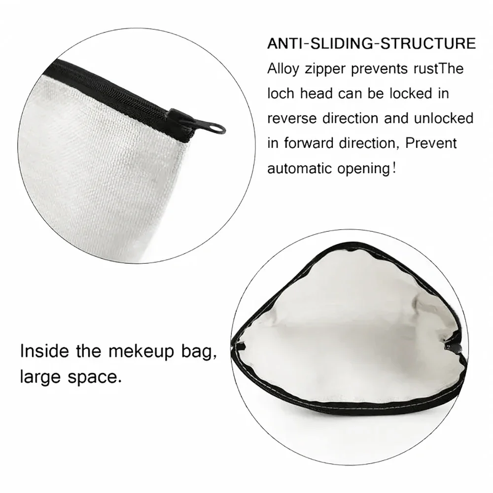 1pc Cartoon Dog Cosmetic Bag Spacious Travel Makeup Bag with Portable Zipper Pouch Easy Access Toiletry  for Women Daily Use 5