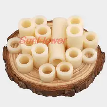 

50pcs M5 M6 M8 White ABS Rround Spacer Standoff Nylon Non-Threaded Spacer Round Hollow Standoff Washer Free Shipping